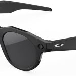 عینک هوشمند اوکلی متا رنگ مشکی با عدسی پریزم مشکی پلاریزه OAKLEY META HSTN 00W8002 size 51