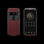 vertu agent Q stitched calfskin/wine red. 16 ram. 1tb   موجود در انبار نیک دیجی - Image 3